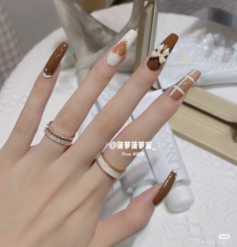 Móng up trơn HSM From đẹp ,size từ 0-9 - Mini Nails