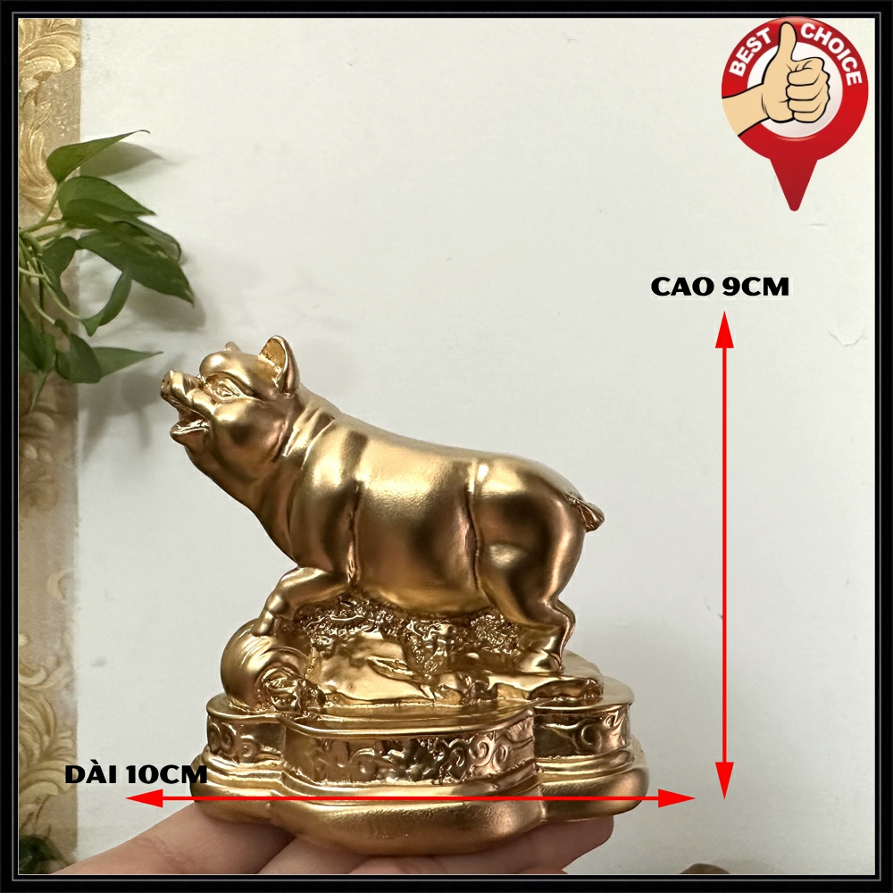 Feng Shui decorative stone statue-feng shui decorated stone pig's statue office table-9cm high-white non-water Stone
