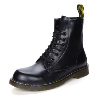 Bizot cặp đôi boots men Martens khởi động da chính hãng phụ nữ mắt cá chân khởi động Punk Doc phụ nữ Xe Máy Giày dày gót giày mùa đông thumbnail