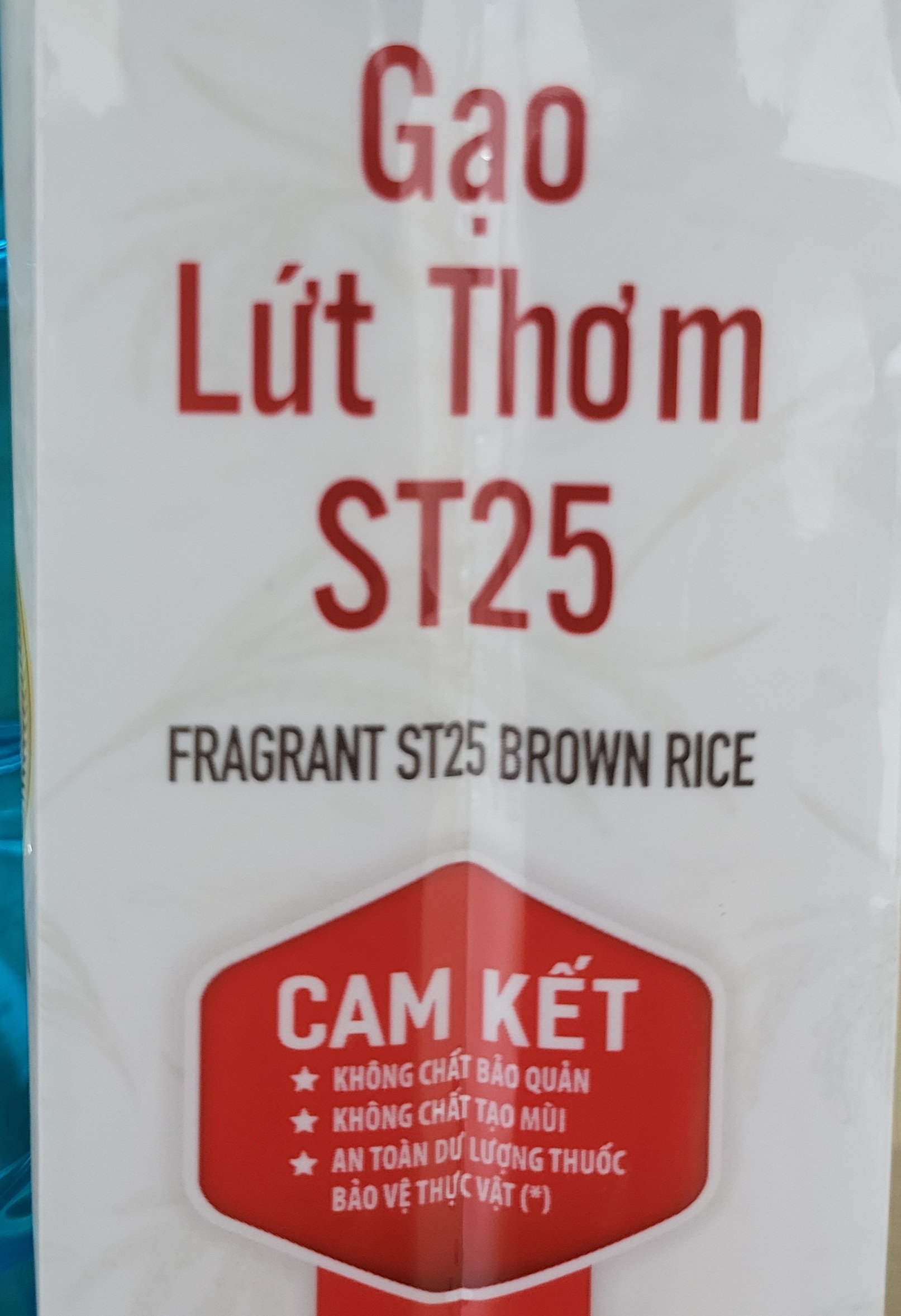 Túi ST25 (SIMPLY 1 Kg) GẠO LỨT THƠM Fragrant ST25 Brown Rice