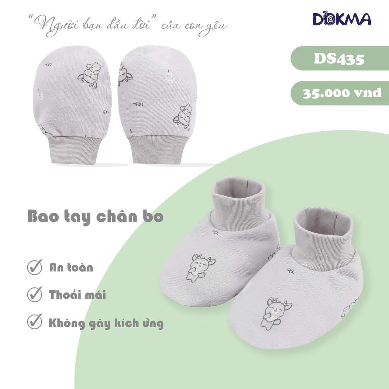 Bao tay chân bo Dokma DS435