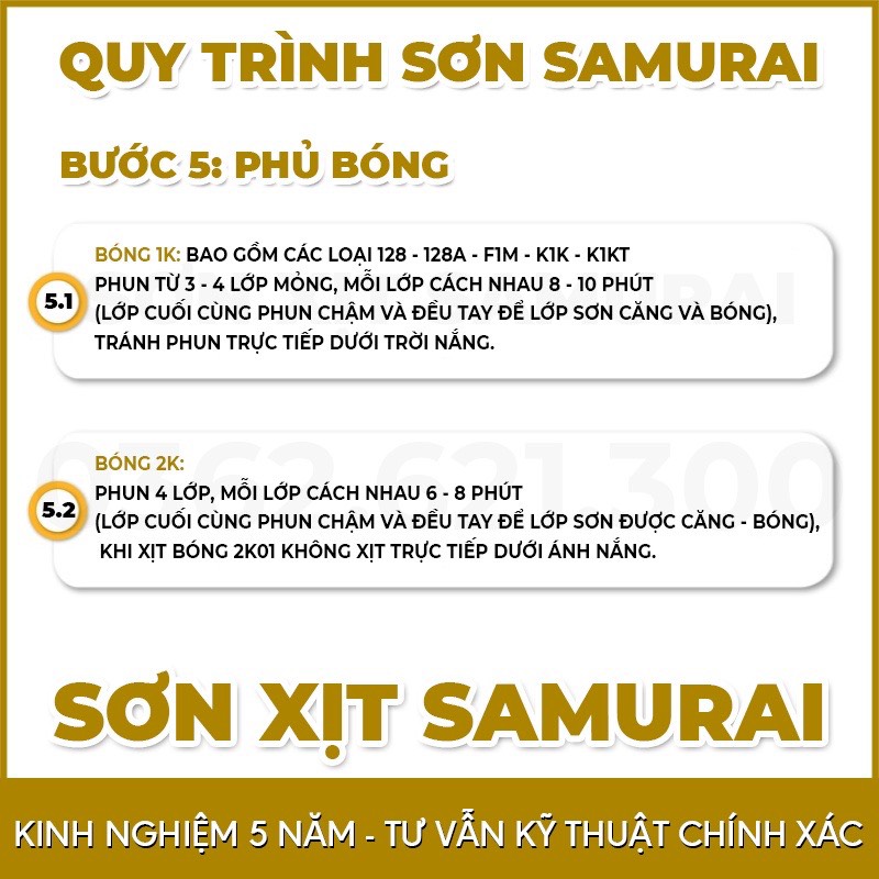 Sơn Samurai Màu Xanh 312 - Sơn Xịt Samurai Màu Xanh Da Trời