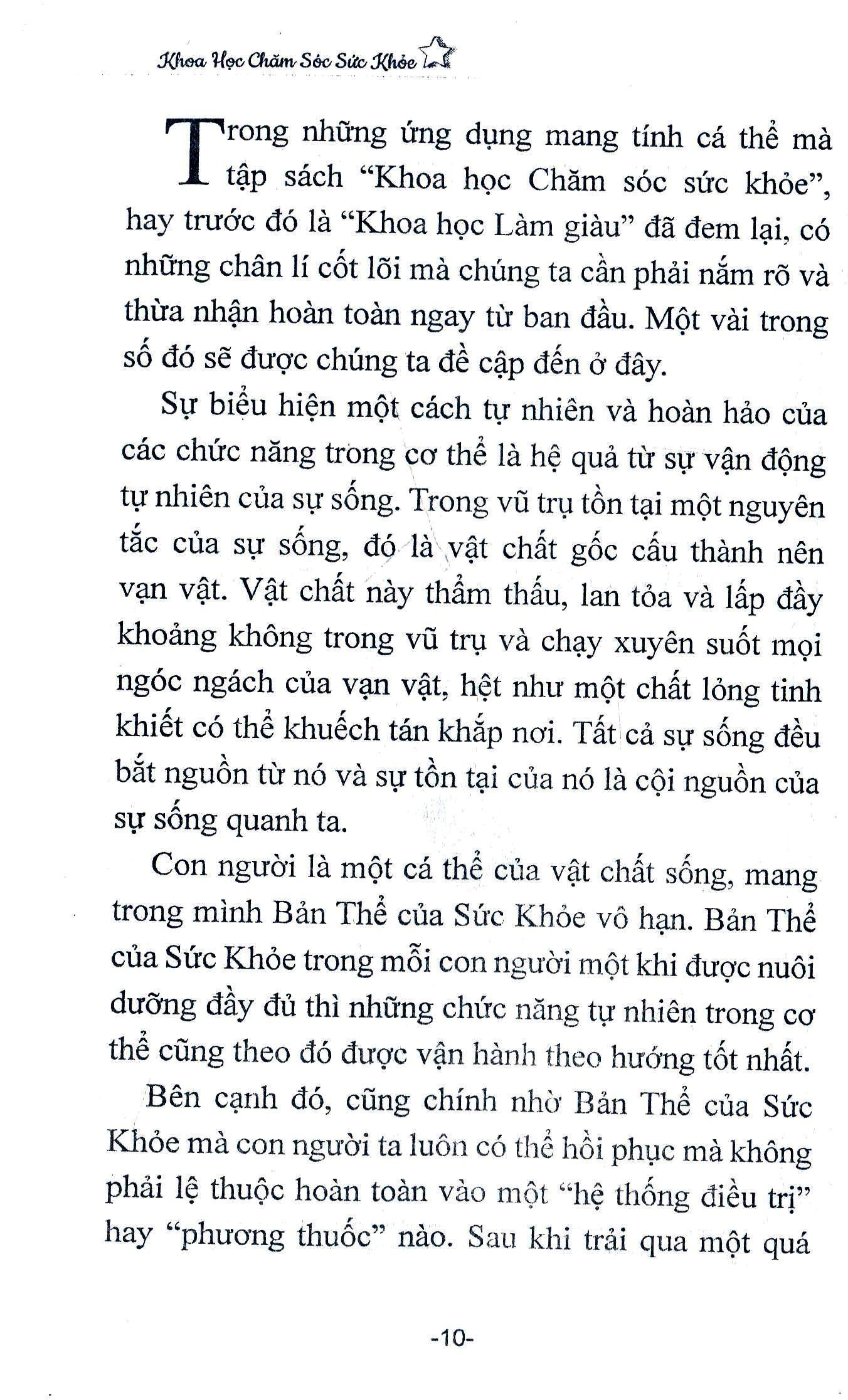 Khoa Học Chăm Sóc Sức Khỏe