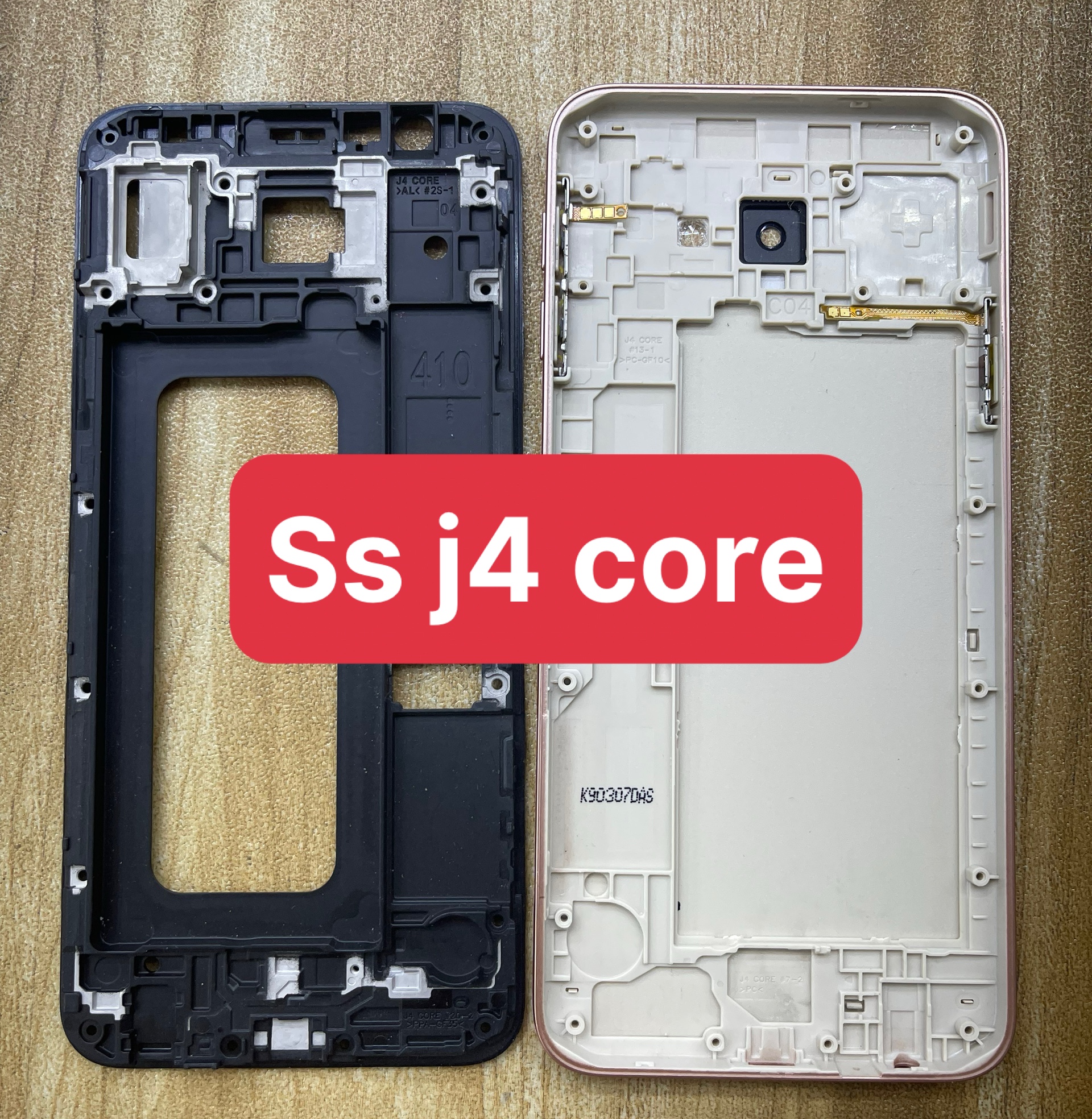 bộ xương vỏ sam sung j4 core zin mới kèm(sườn,lưng,kính camera,phím bấm)
