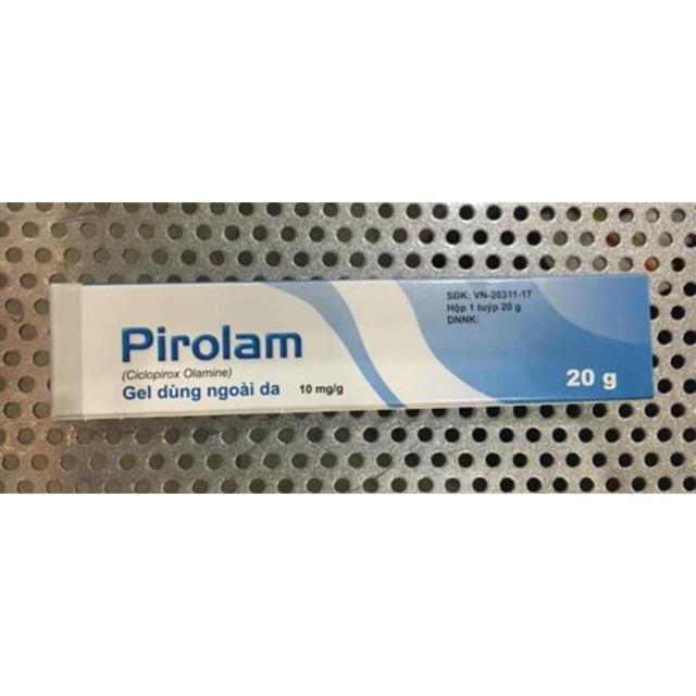 Gel dùng ngoài da - pirolam 20 mg