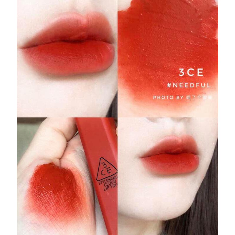 Son 3CE cloud lip tint kem lì (có sẵn)