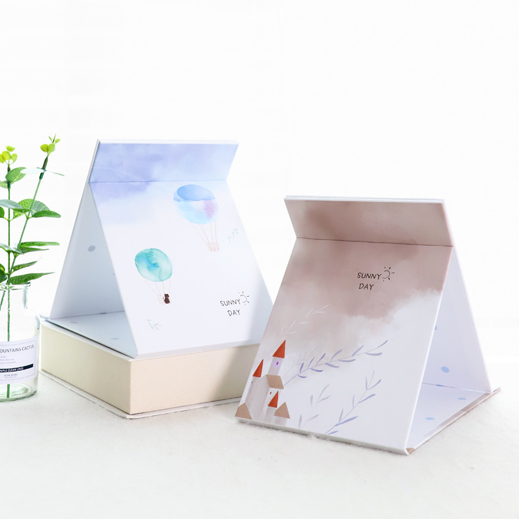 Gương gấp giấy để bàn
