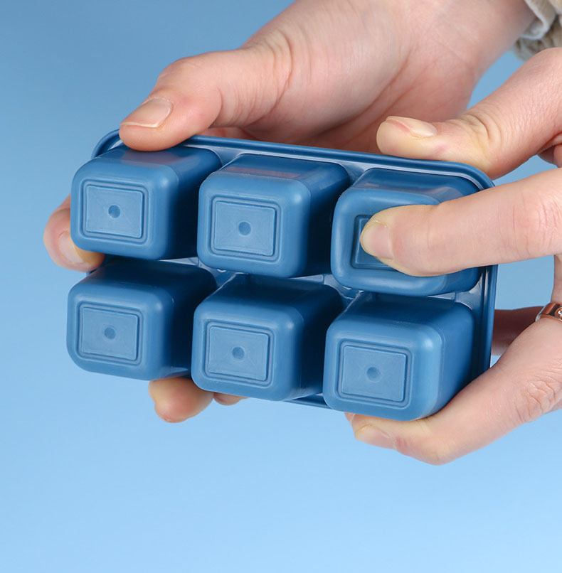 Khay Đá 6 Ô Silicone Có Nắp Đậy - Good