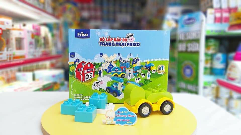 [HCM]Bộ lắp ráp 3D trang trại Friso