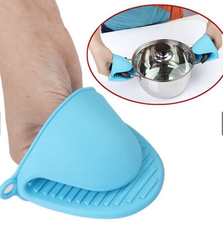 Kẹp Nhấc Nồi/ Bát/ Đĩa - Dụng Cụ Gắp Chống Nóng - Găng Tay Bắc Nồi Chuyên Dụng Cao Cấp-Dụng Cụ Gắp Inox Có Lò Xo