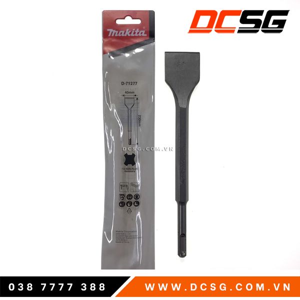 Mũi đục dẹp 40x230mm makita D-71277
