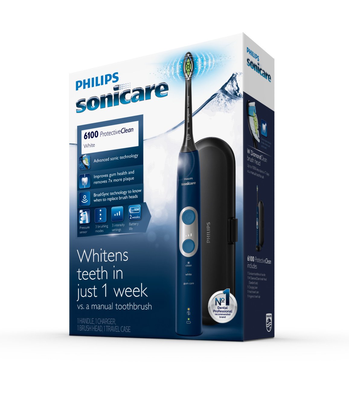 Bàn chải đánh răng điện Philips Sonicare Protective Clean 6100, 7000