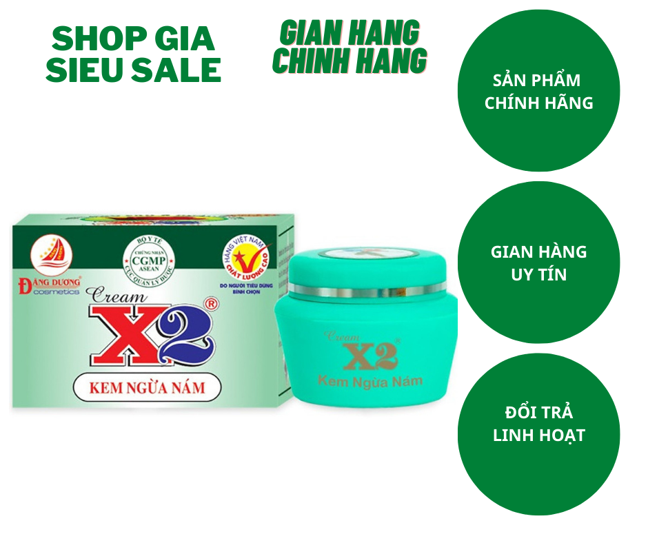 X2 kem ngừa nám 10g