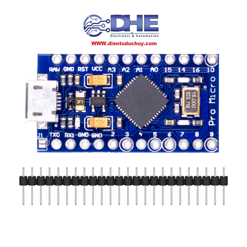 ARDUINO PROMICRO - SỬ DỤNG CHIP DÁN ATMEGA32U4 - ĐIỆN ÁP 5V - XUNG NHỊP ...