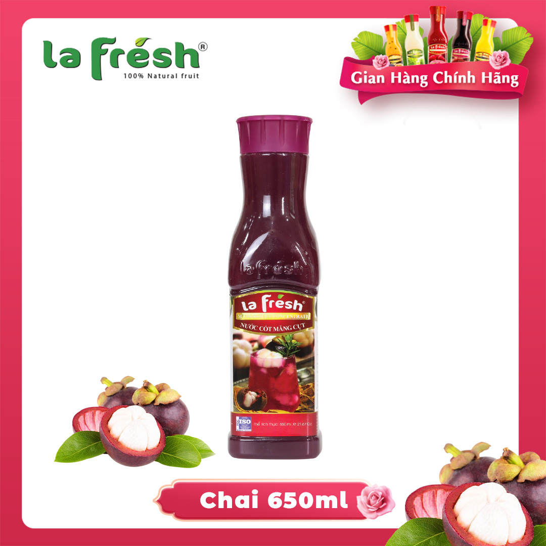 Nước Cốt Măng Cụt Lafresh Đà Lạt Chai 650ml