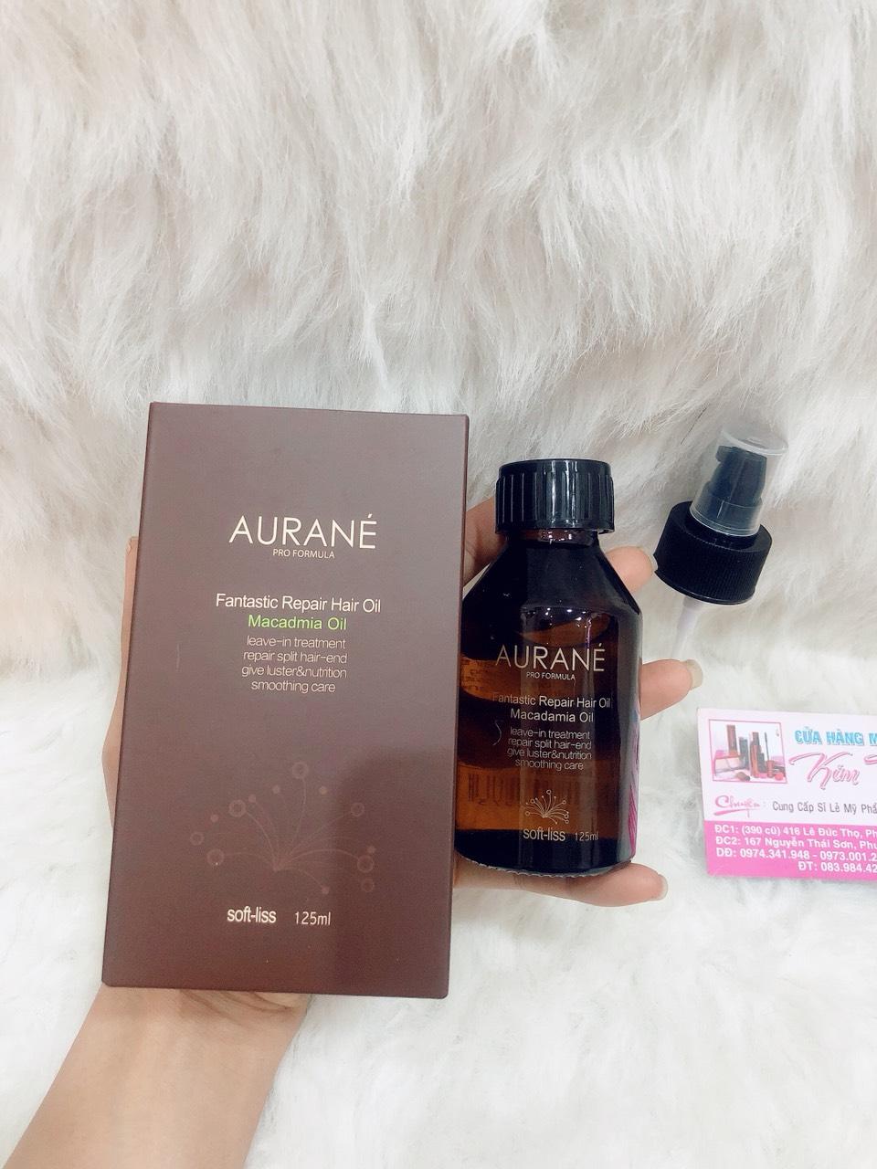 Dầu Dưỡng Phục Hồi Tóc Cao Cấp AURANE Soft Liss 125ml