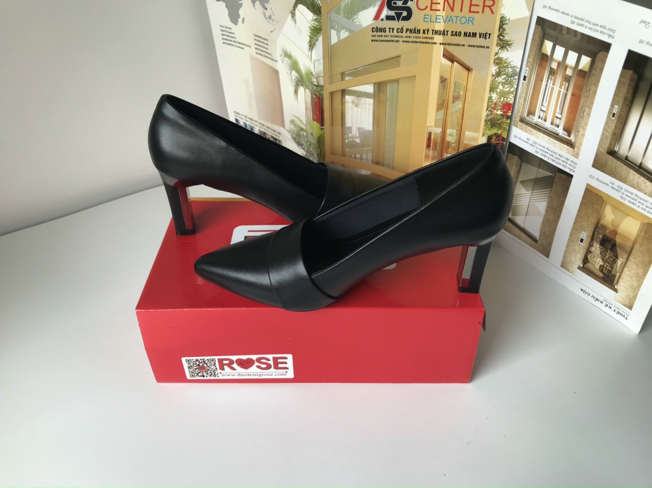 Giày cao gót 7cm, RS136 (có hình thật)