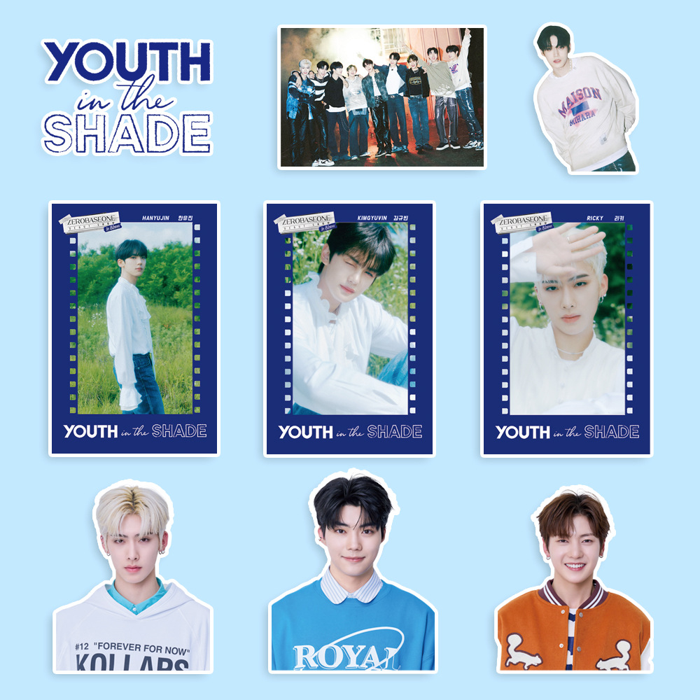 Set 100 hình dán trang trí ZEROBASEONE (giao ngẫu nhiên)