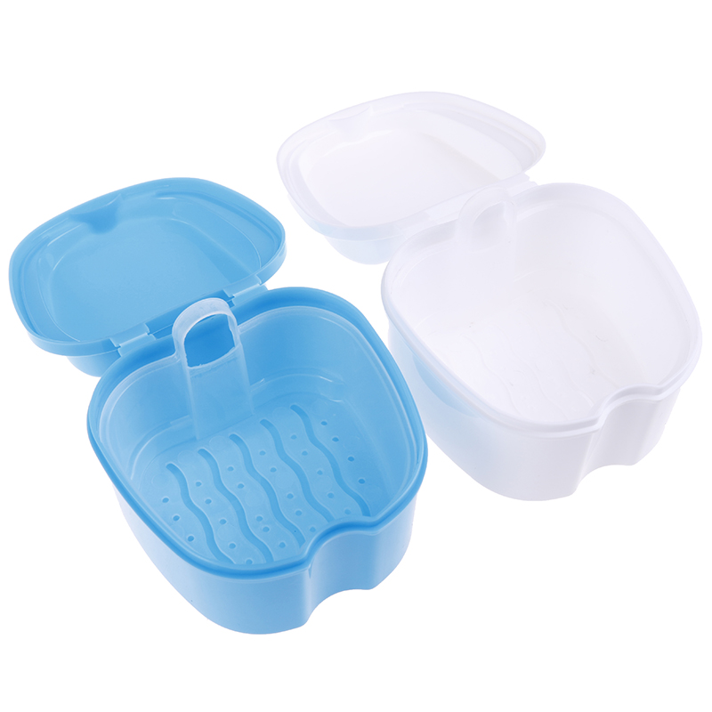 SHUNSHEN 1PC Cleaning teeth Case Dental False Teeth Storage Box Container Denture Boxs