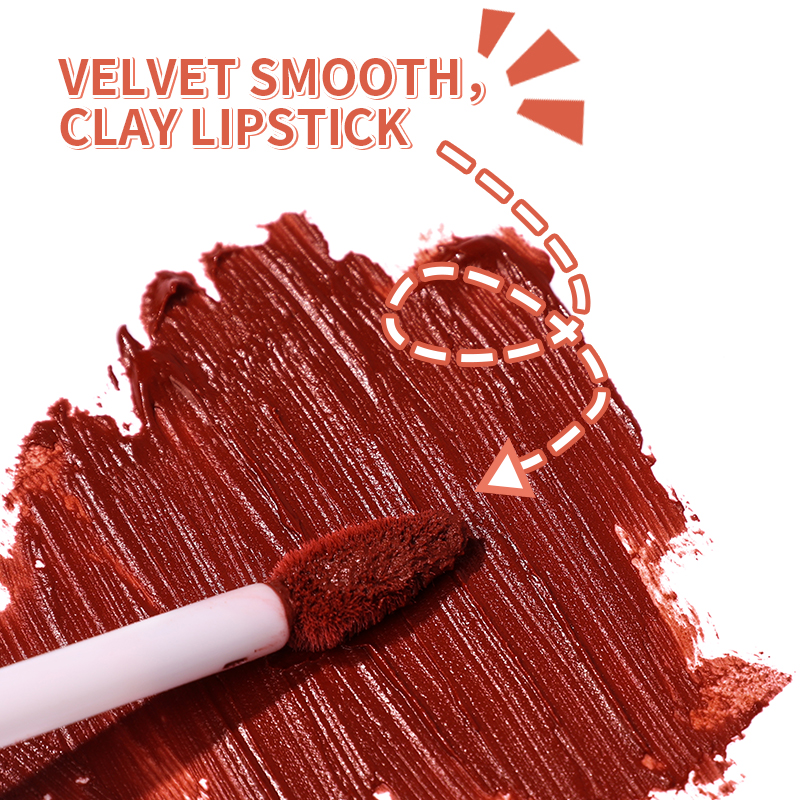 KIMUSE Matte Powder Lipstick Clay Lipcream