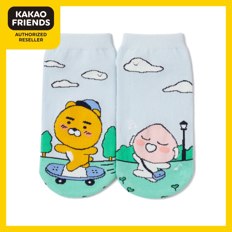 Giá bán Tất Cổ Ngắn Little Friends 2 F10976 - Kakao Friends - Tất nam nữ cổ ngắn dễ thương ryan apeach chính hãng