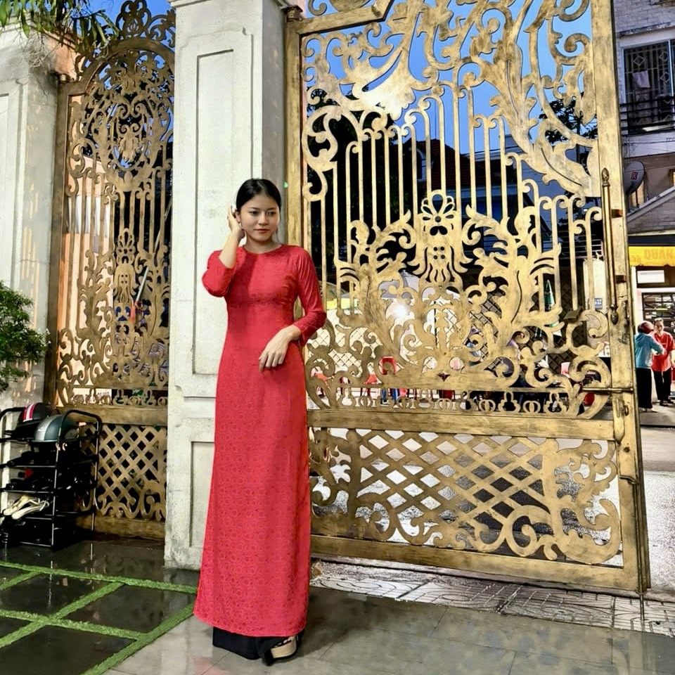 ÁO DÀI GẤM HÀNG LOẠI 1 CAO CẤP