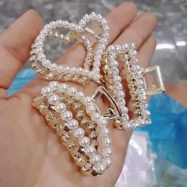 Set 3 kẹp càng cua đính đá hot 2020, nhiều mẫu xinh xắn