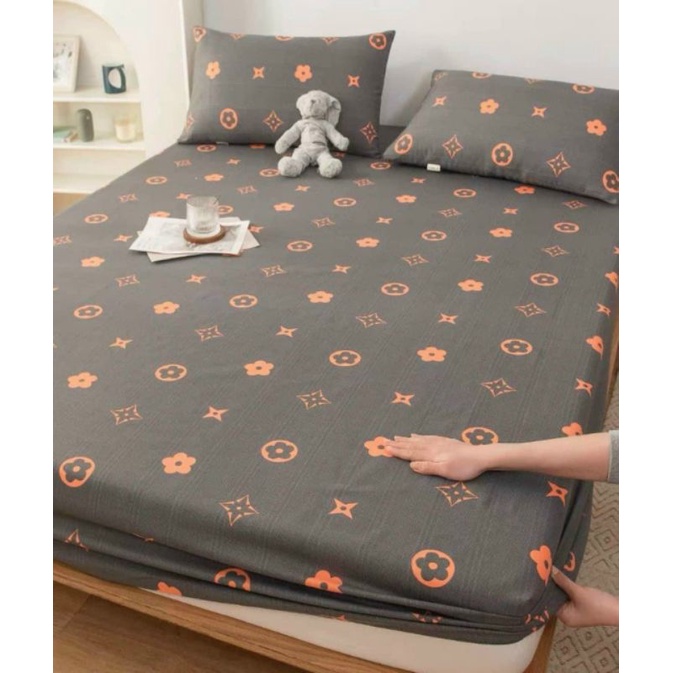 Bộ ga gối 3 món poly cotton được chọn màu
