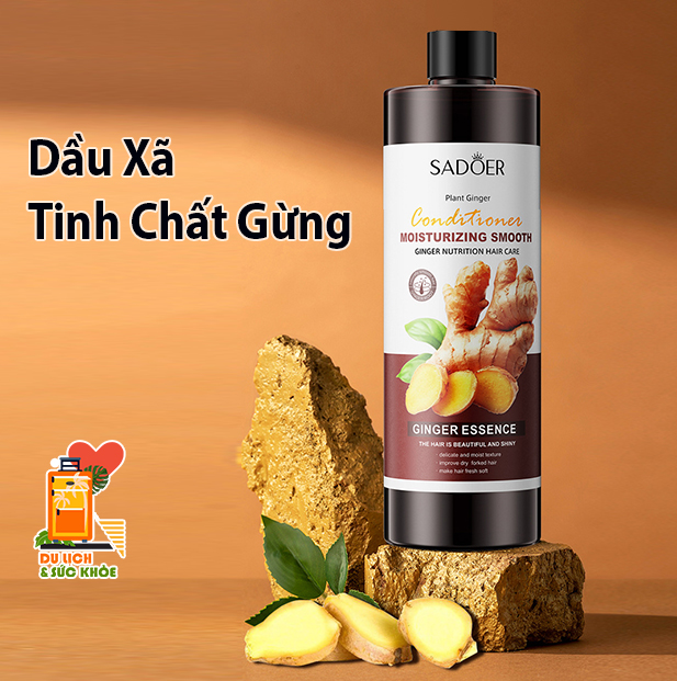 [Set nhỏ du lịch] Dầu Gội Dầu Xả Tinh Chất Gừng Sadoer Kích Thích Mọc Tóc, Giảm Gãy Rụng, Sạch Gàu, Dưỡng Tóc Khỏe Mượt