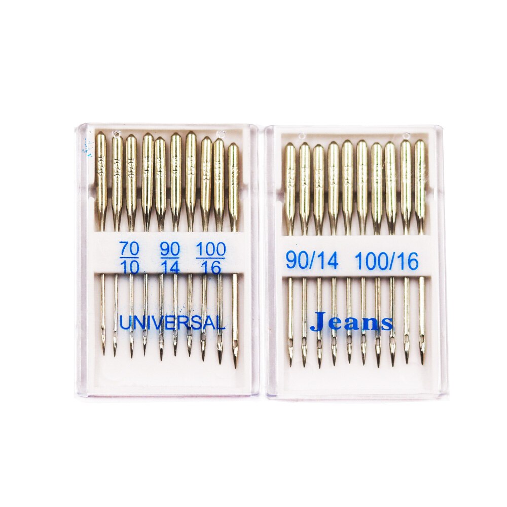 20pcs/set schmetz sewing machine needles ball point head 70/10 90/14 100/16 silver home needle for sewing machine essories