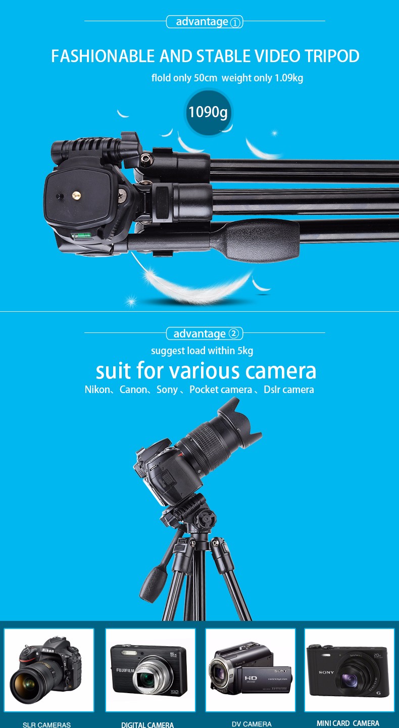 [HCM]Chân máy ảnh Tripod/ Monopod Beike Q-570