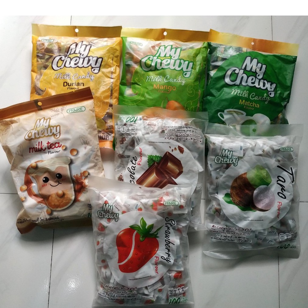 1 gói kẹo my chewy Thái Lan (đủ vị)