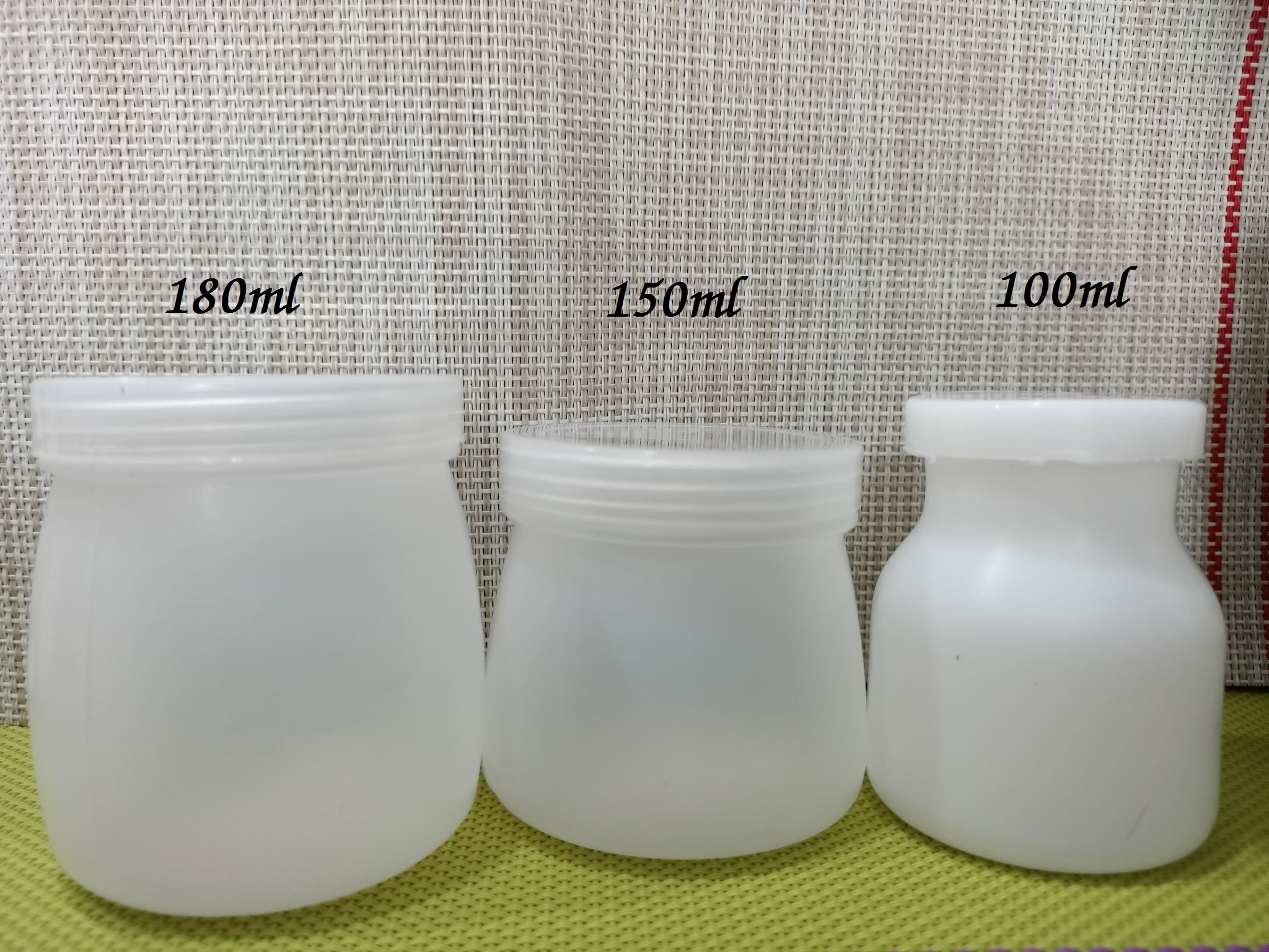 Hủ đựng sữa chua, bánh flan 150ml ( Lô 10 cái)