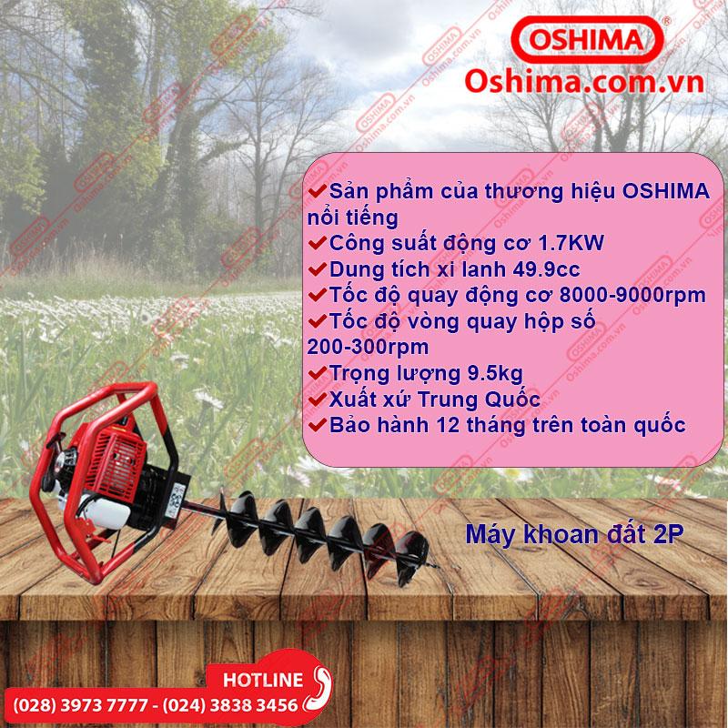 [HCM]Máy khoan Đất Oshima 2P