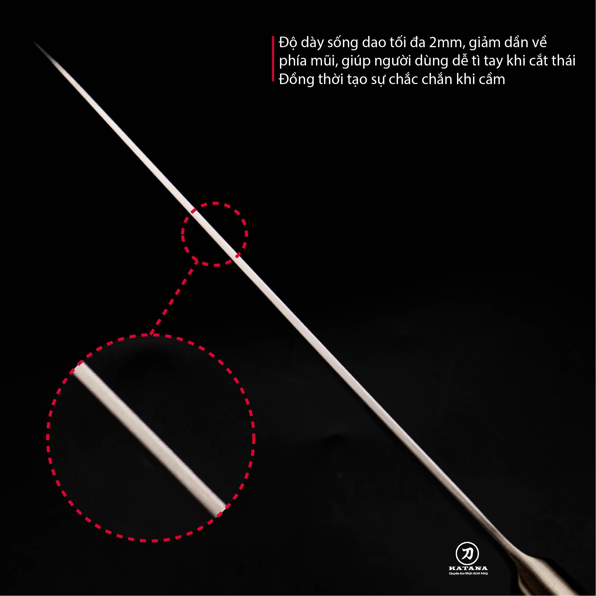 Dao bếp Nhật cao cấp Global G7R Oriental Deba (180mm)