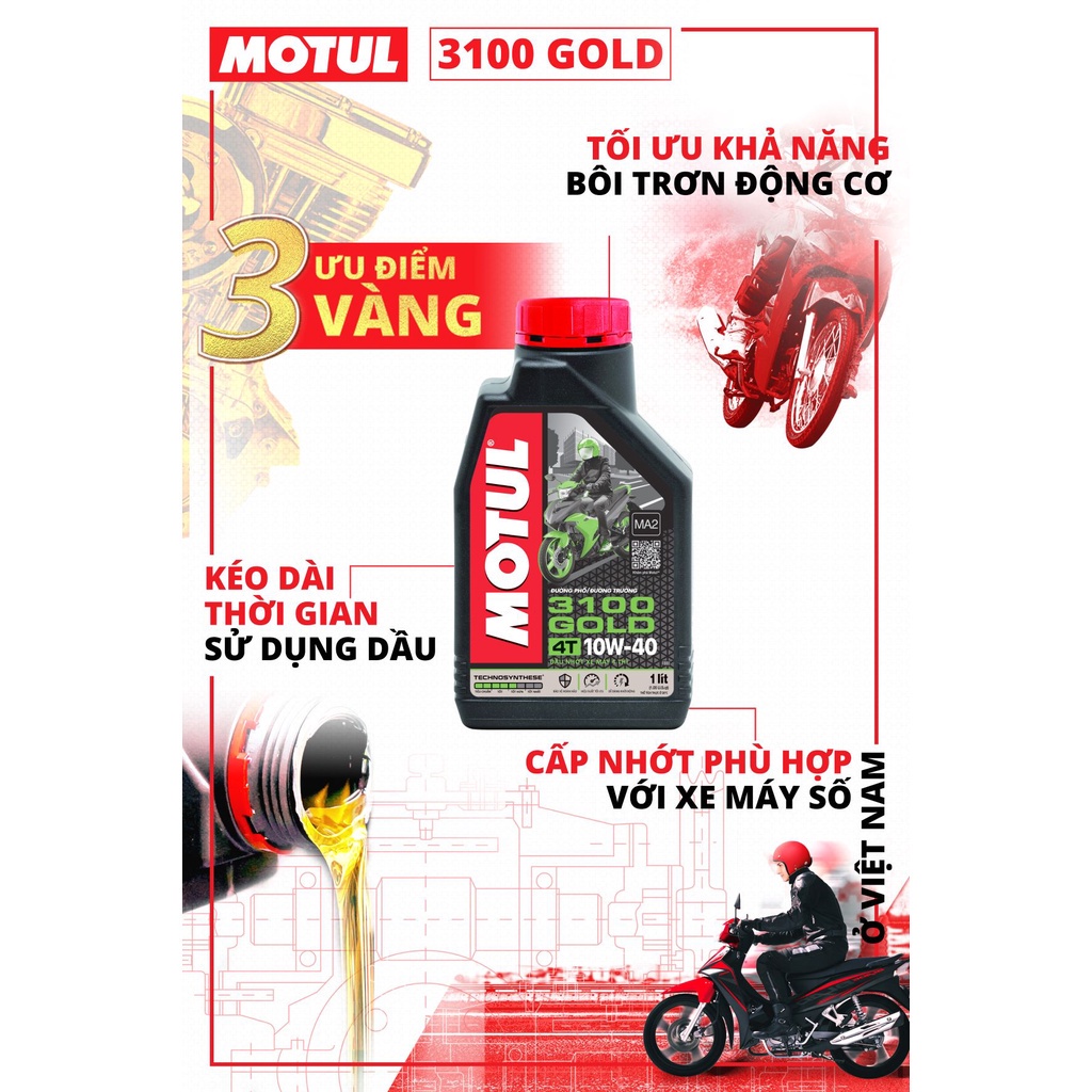Nhớt Motul Gold 3100 10w40