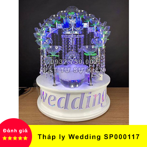 [HCM]【Chất Lượng】Tháp Ly Đám Cưới Wedding SP000117