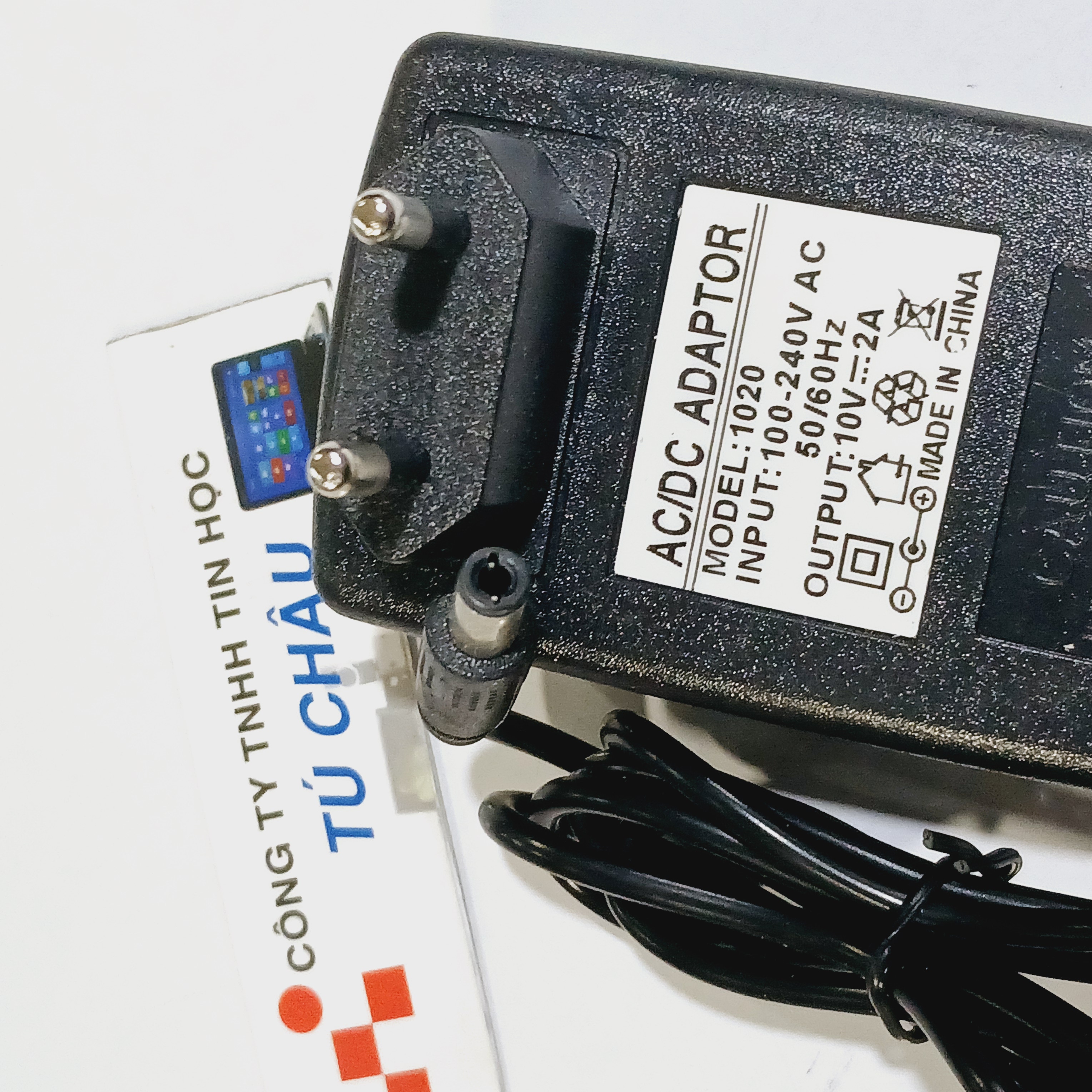 Adapter DC 10V - 2A (Đầu cắm 5.5mm X 2.1mm)