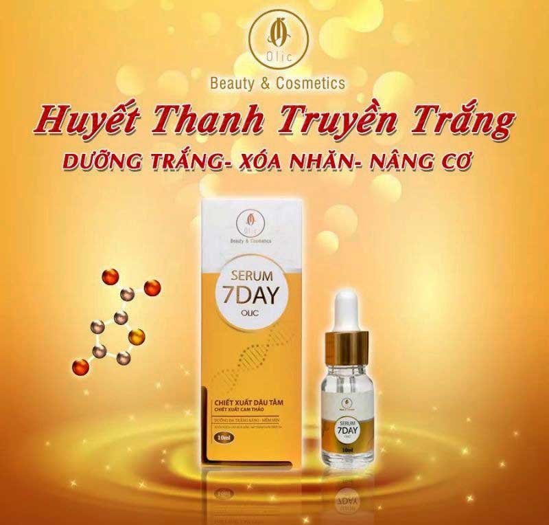 SERUM 7DAY CHIẾT XUẤT DÂU TẰM GIÚP TRẮNG DA VÀ MỜ THÂM