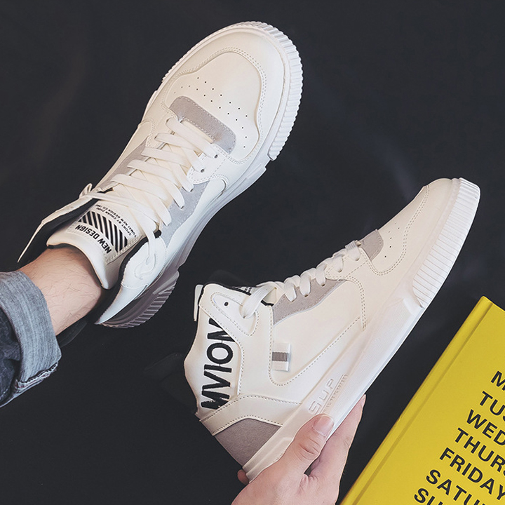 Giày Nam Sneaker Cao Cổ Mới GTT05