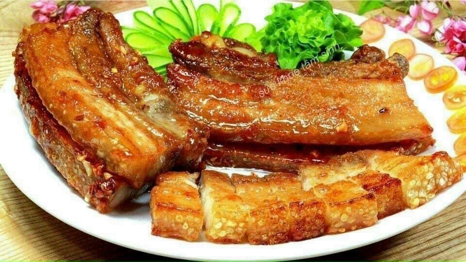 Ba rọi ướp xả ớt 1 nắng 500gr (giao tphcm)