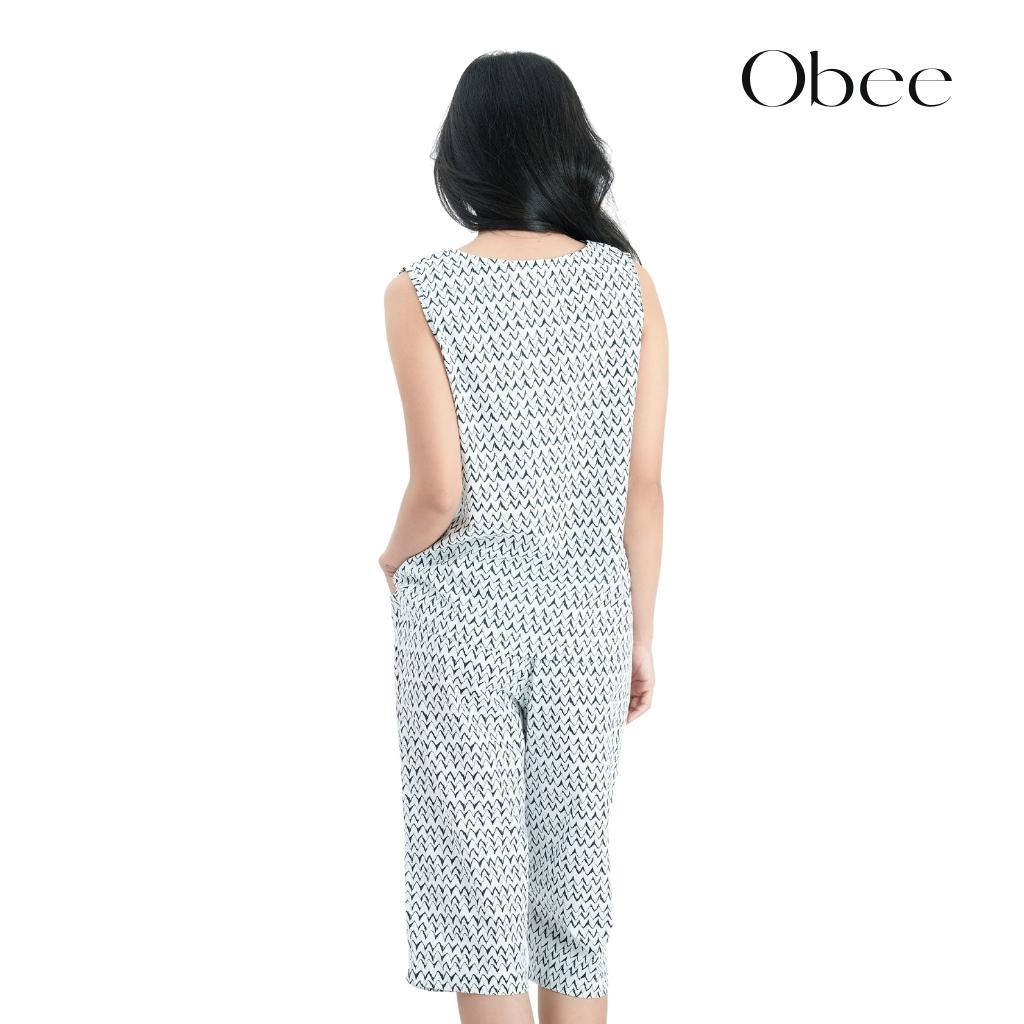 Đồ bộ lửng nữ Obee's Closet Set bộ lửng kate cổ trụ