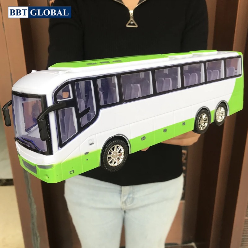 Mô hình xe bus thành phố cỡ lớn có đèn và nhạc