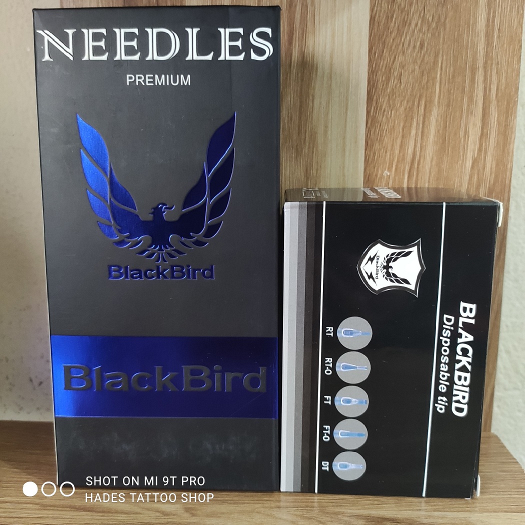 Kim xăm và Ngòi 3RL đi nét Black Bird ( 50 kim + 50 ngòi )