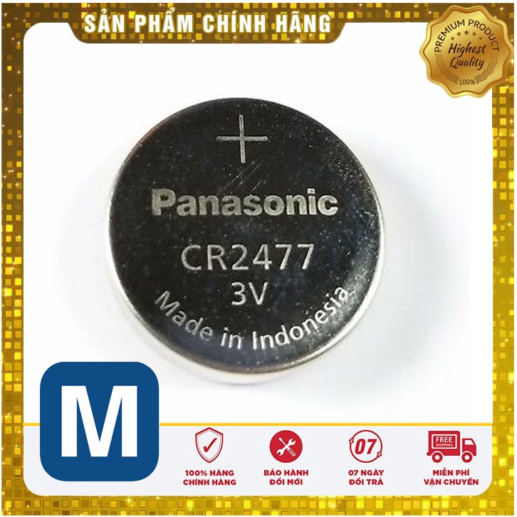 Combo 5 Viên Pin Cr2477 Panasonic 3V