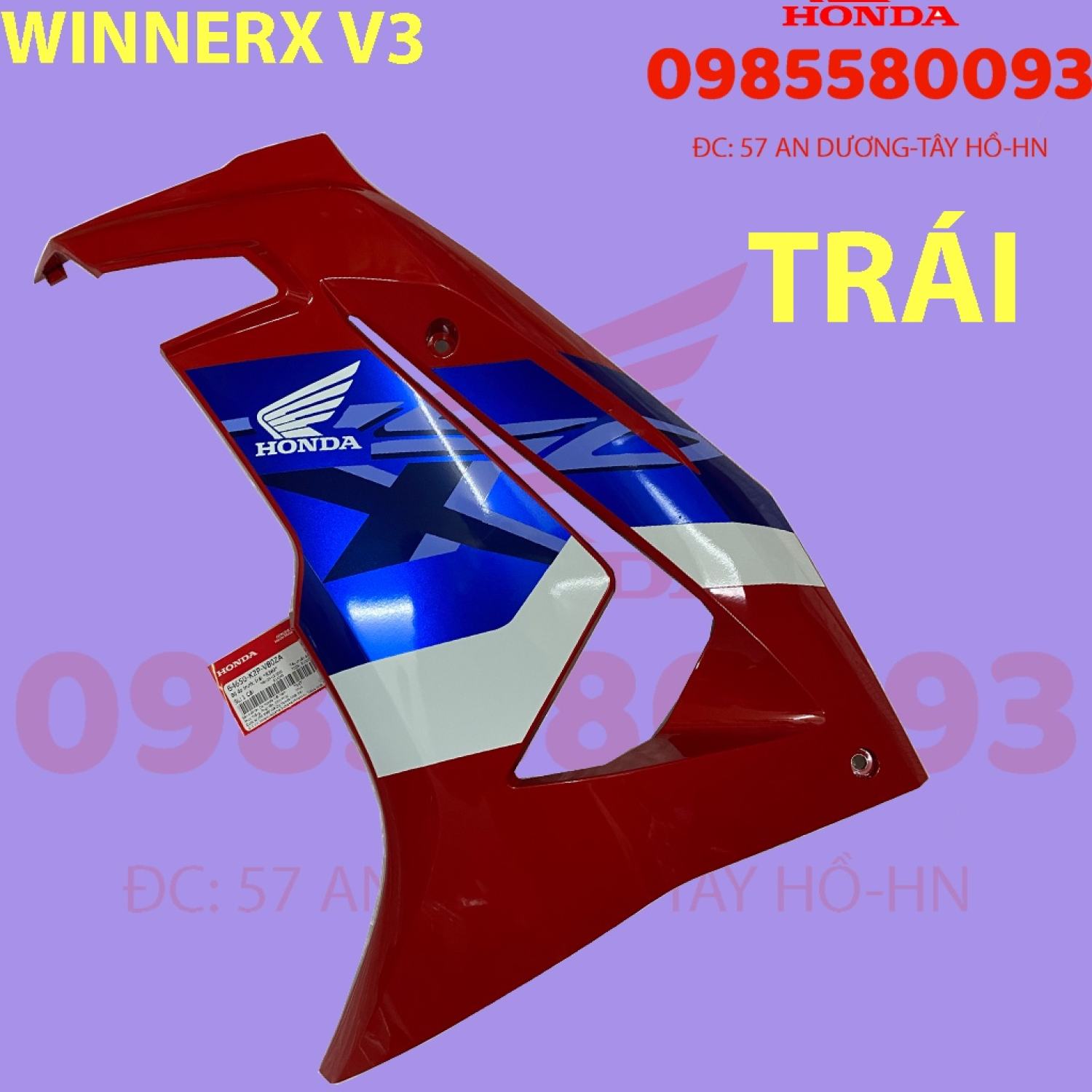 DÀN ÁO WINNER X V3 2022 MÀU ĐỎ HRC ( CÓ BÁN LẺ)