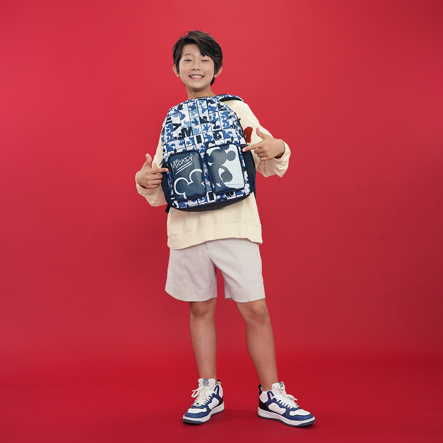 Balo Đi Học, Đi Chơi Hipock Mickey CLEVER HIPPO BLM8203/CAMO