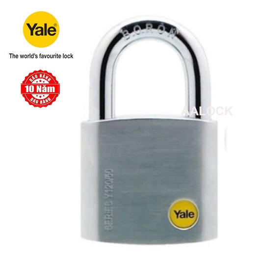 Ổ khoá bấm chống cắt yale y120/60/135/1/5 size 60mm- khóa chống trộm cao cấp của mỹ- npp aalock
