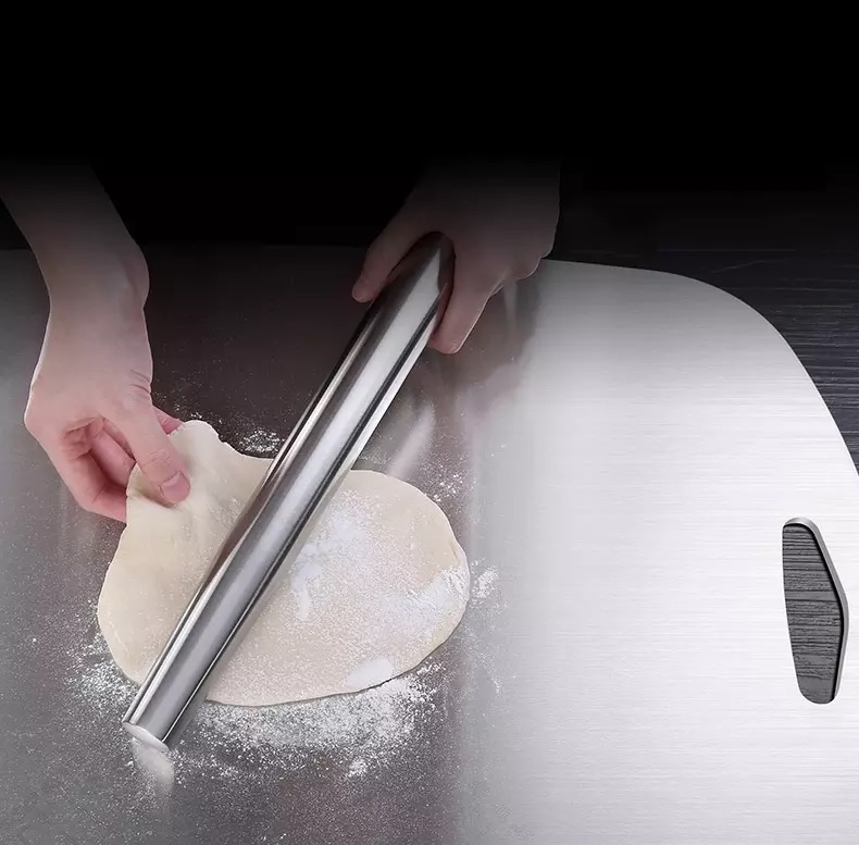 Cây Lăn Bột Bằng inox, chày giã, đập đá đa năng