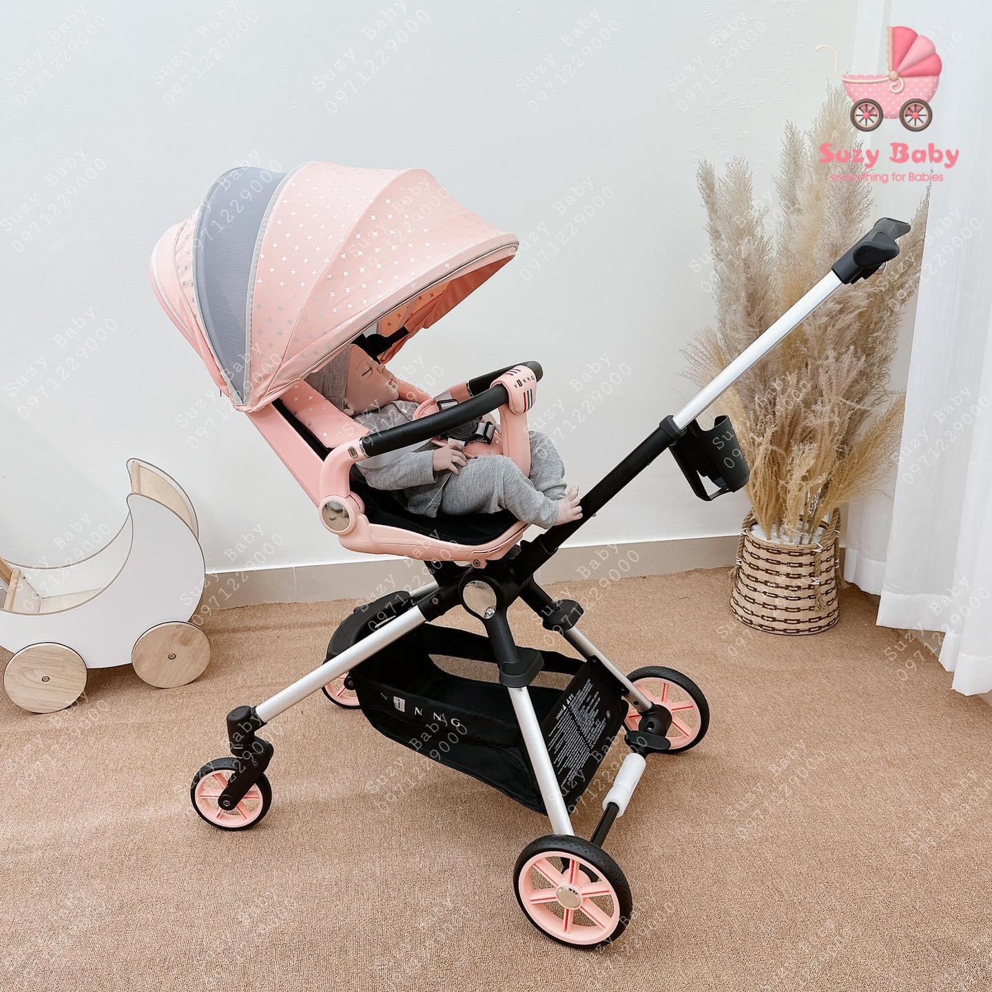 Xe đẩy đảo chiều gập gọn Vinng Q7 cho bé